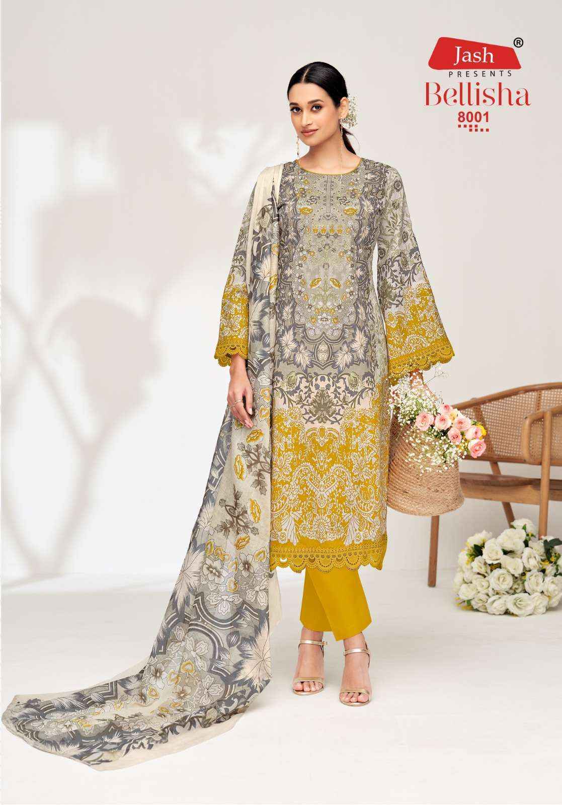Jash Belliza Vol 8 Cotton Salwar Kameez Wholesale Rate ( 10 Pcs Catalog )