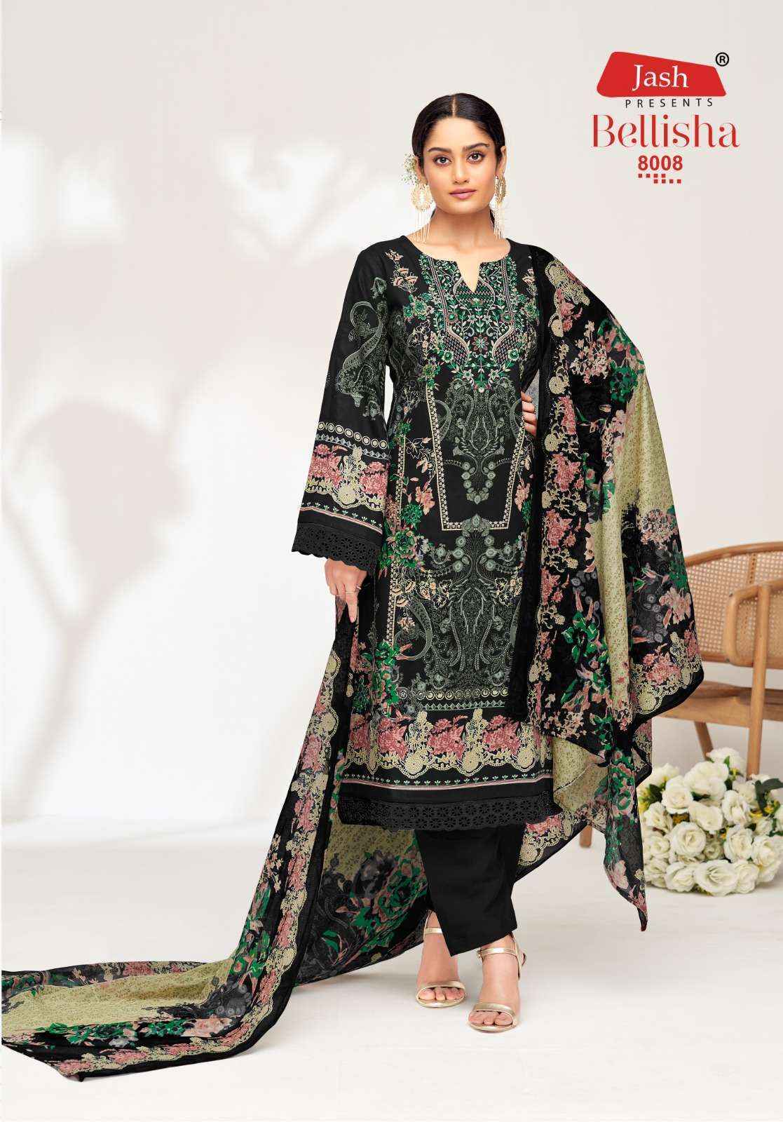 Jash Belliza Vol 8 Cotton Salwar Kameez Wholesale Rate ( 10 Pcs Catalog )