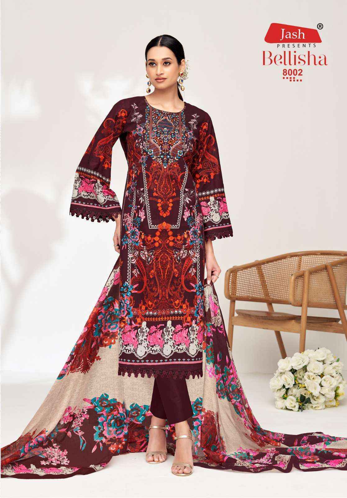 Jash Belliza Vol 8 Cotton Salwar Kameez Wholesale Rate ( 10 Pcs Catalog )