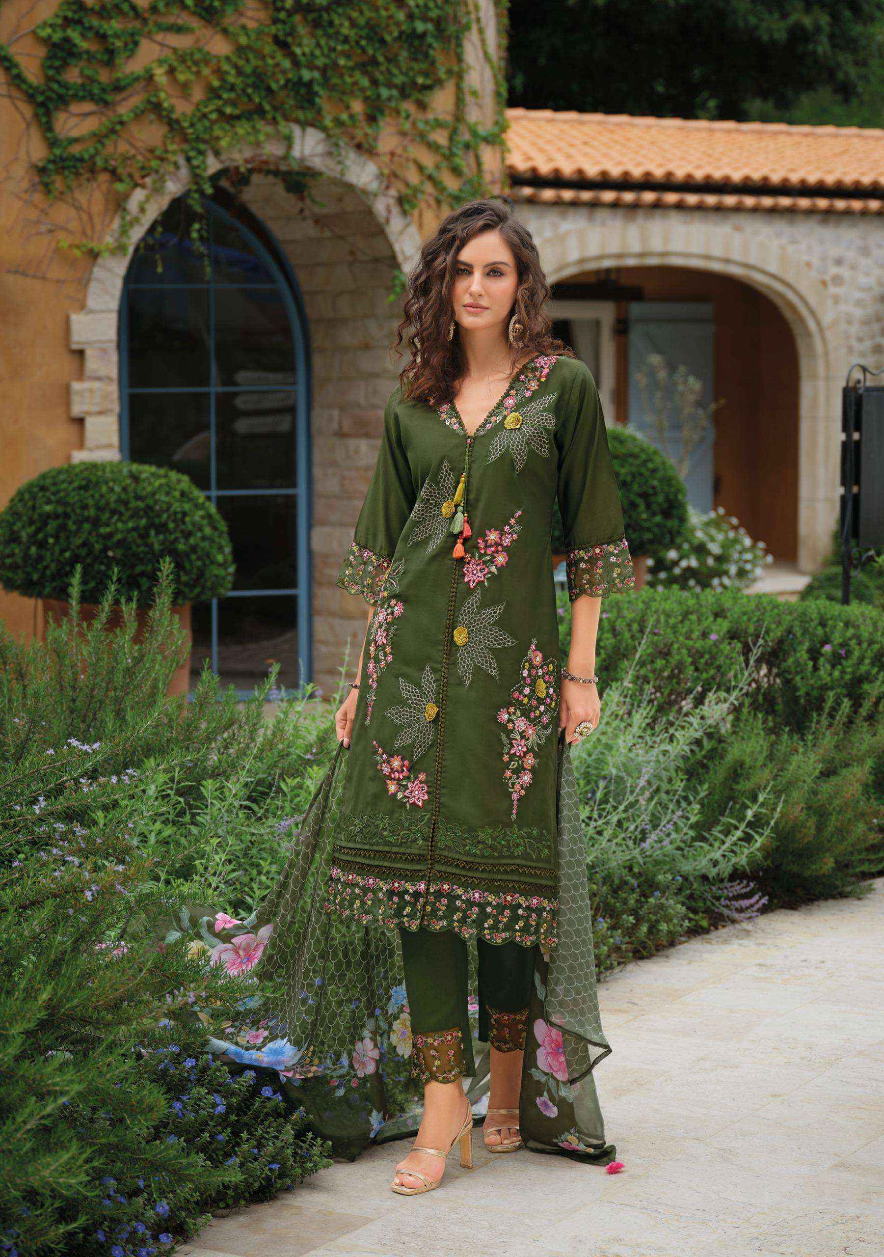 Lady Leela Zoya Viscose Silk Kurti Combo Collection Wholesale Rate ( 4 Pcs Catalog )