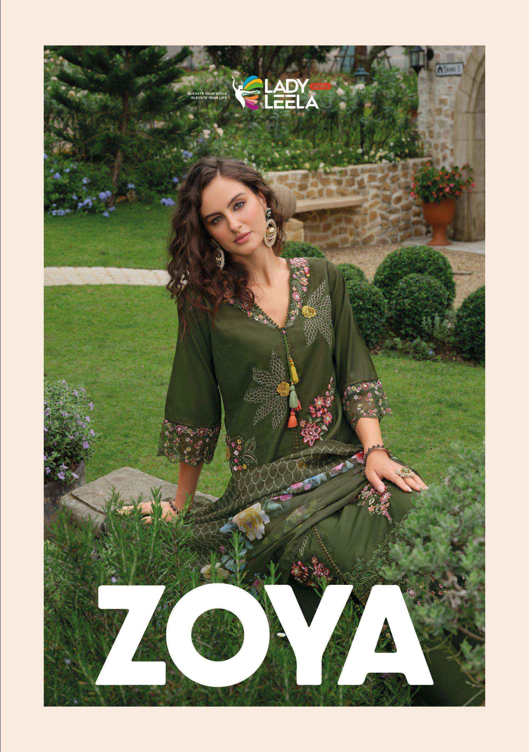Lady Leela Zoya Viscose Silk Kurti Combo Collection Wholesale Rate ( 4 Pcs Catalog )