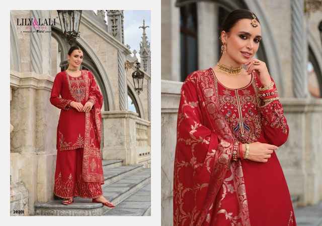 Lily & Lali Suhagini Readymade Silk Dress Wholesale Rate ( 4 Pcs Catalog )