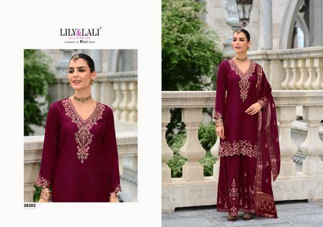Lily & Lali Suhagini Readymade Silk Dress Wholesale Rate ( 4 Pcs Catalog )