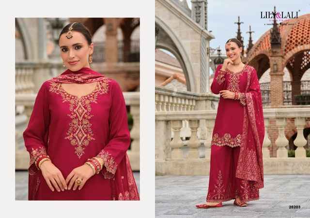 Lily & Lali Suhagini Readymade Silk Dress Wholesale Rate ( 4 Pcs Catalog )