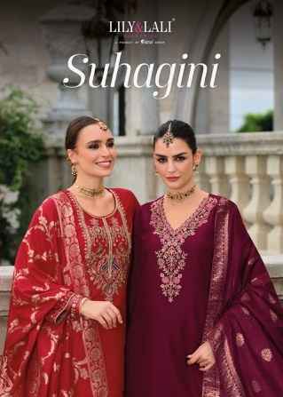 Lily & Lali Suhagini Readymade Silk Dress Wholesale Rate ( 4 Pcs Catalog )
