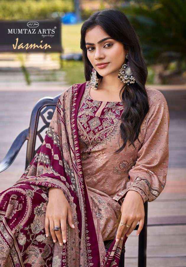 Mumtaz Arts Jasmin Exclusive Jam Satin Ladies Dress Material Wholesale Price ( 4 Pcs Catalogue )