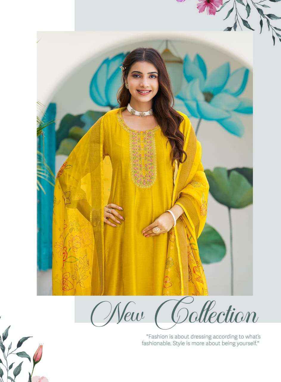 Radhika Lifestyle Mahek Vol 3 Anarkali Style 3 Piece Suit Wholesale Rate ( 6 Pcs Catalog )