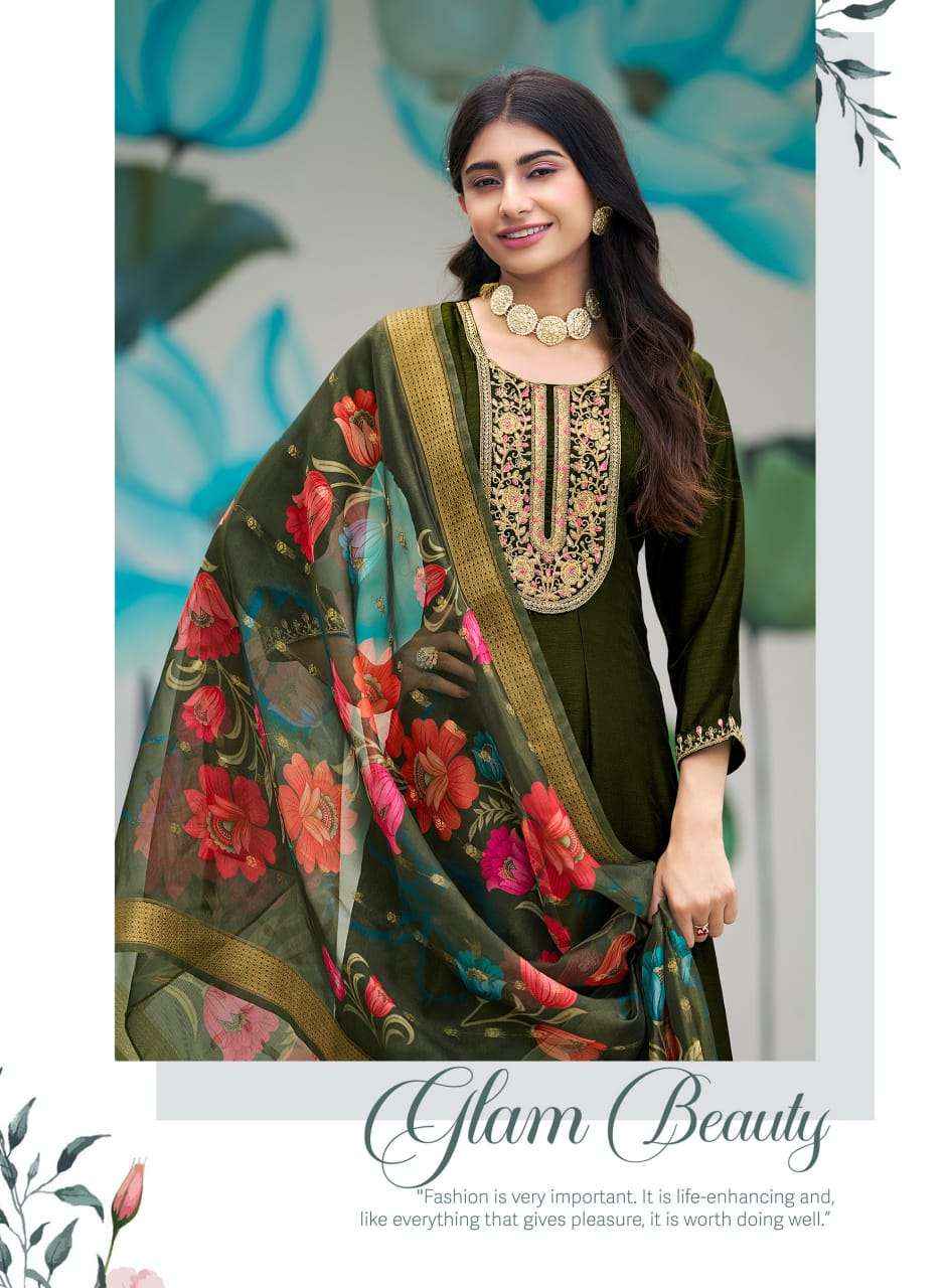 Radhika Lifestyle Mahek Vol 3 Anarkali Style 3 Piece Suit Wholesale Rate ( 6 Pcs Catalog )