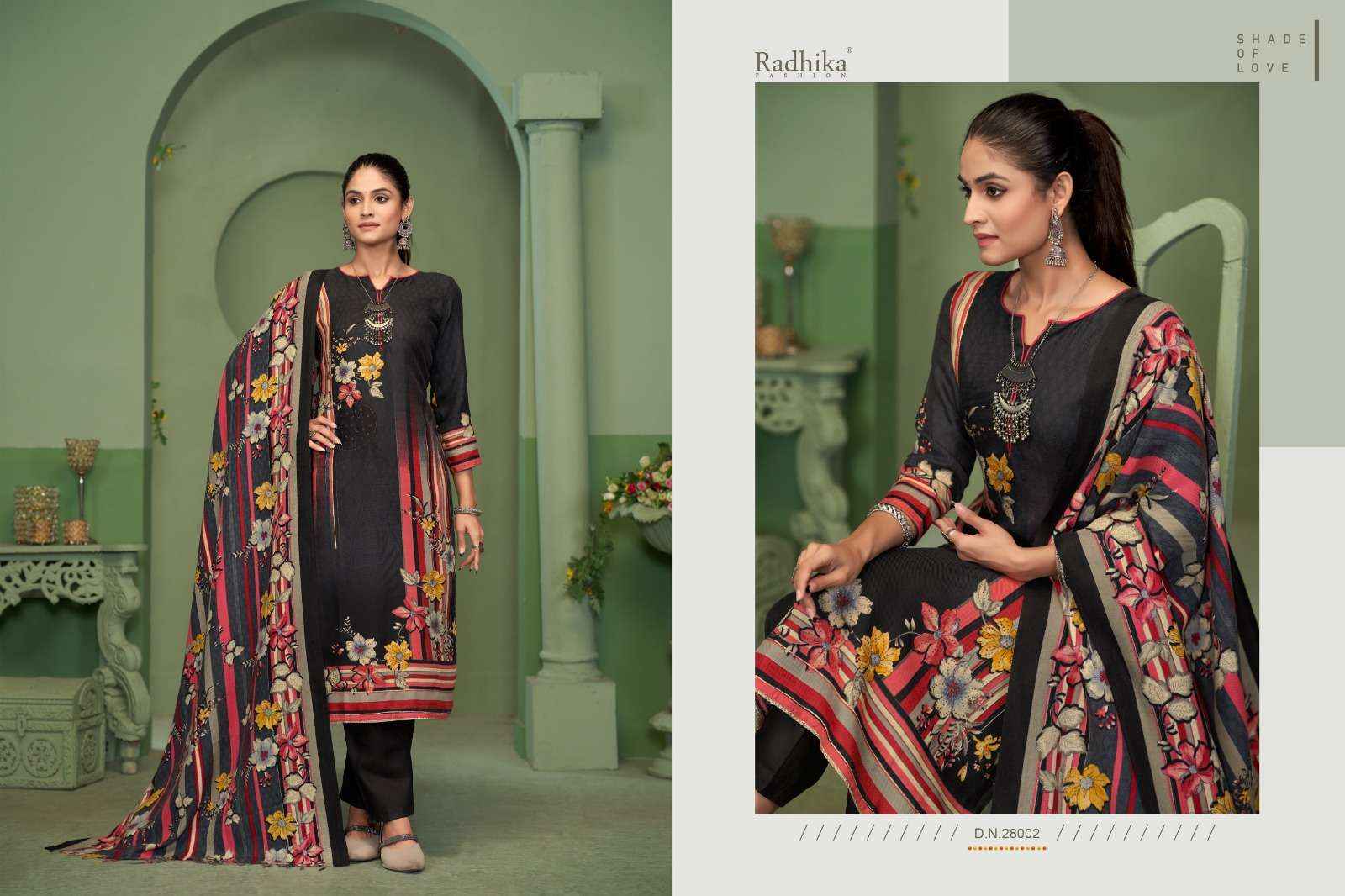 Radhika Sumyra Mishba Winter Wear Ladies Salwar Kameez Wholesale Rate ( 4 Pcs Catalog )
