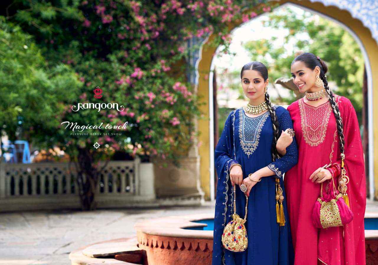 Rangoon Bindiya Anarkali Style Designer Dress Wholesale Rate ( 4 Pcs Catalog )