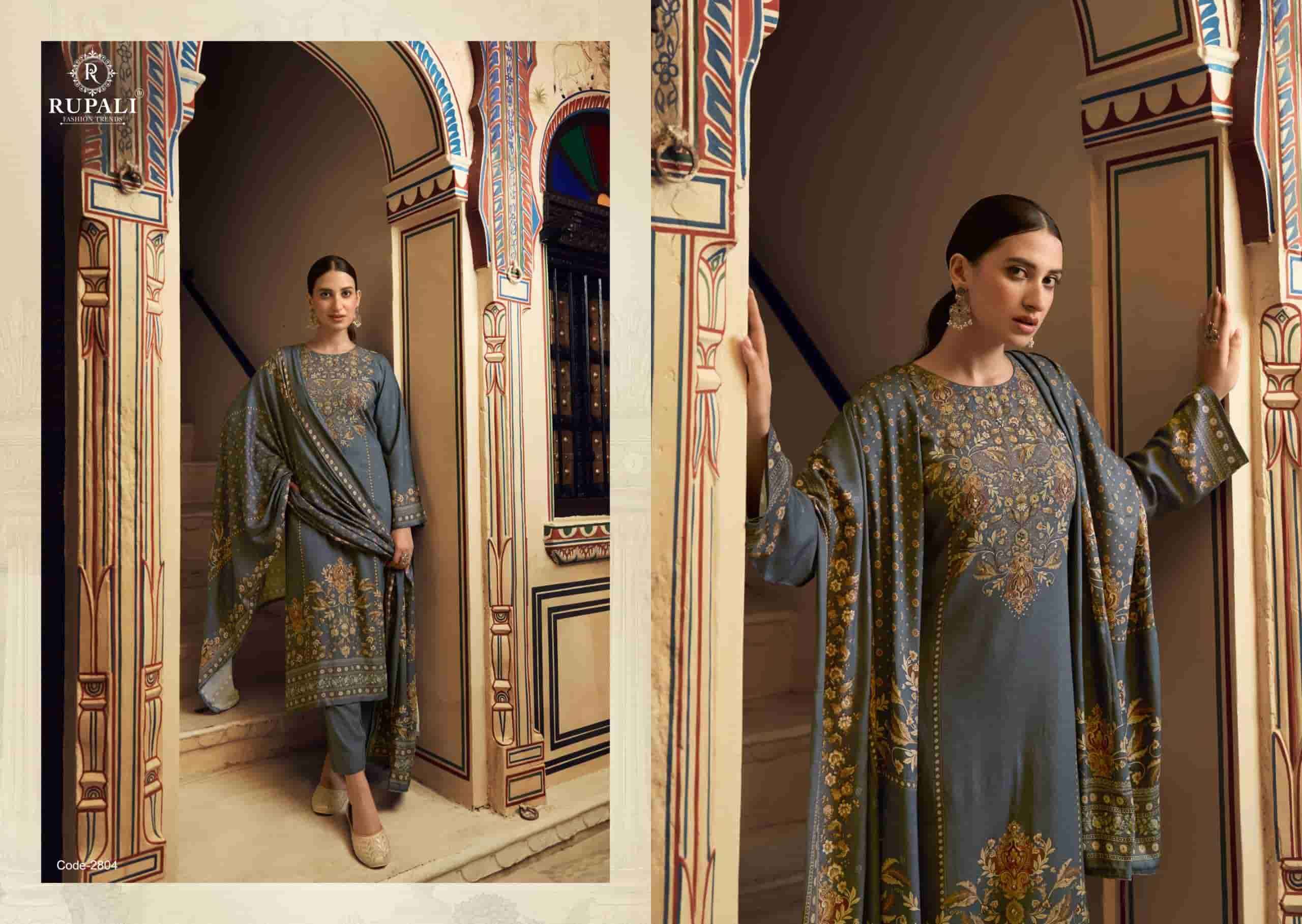 Rupali Fashion Pratibha Digital Printed Fancy Pashmina Salwar Kameez Wholesale Rate ( 4 Pcs Catalog )