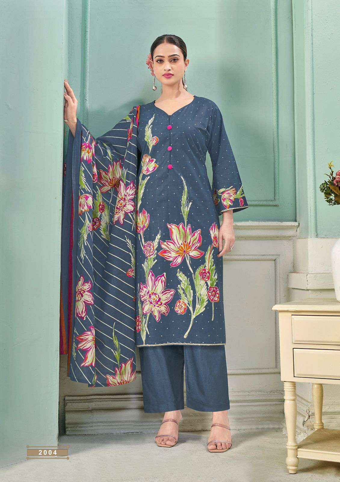 Saanvi Samayra Vol 2 Printed Fancy Cotton Salwar Kameez Wholesale Price ( 8 Pcs catalogue )