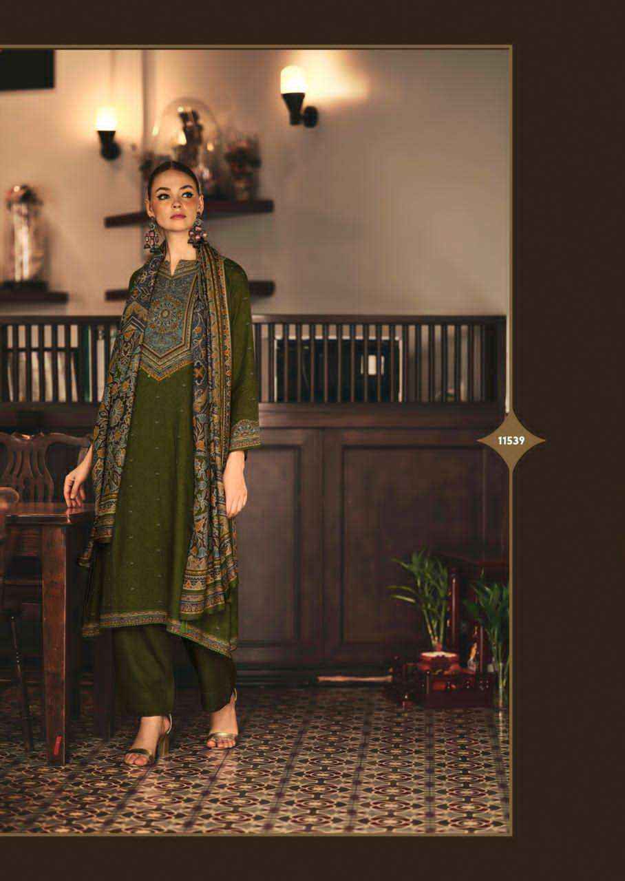 Sadhana Luna Winter Wear Collection Fancy Ladies Suit Wholesale Rate ( 6 Pcs Catalog )