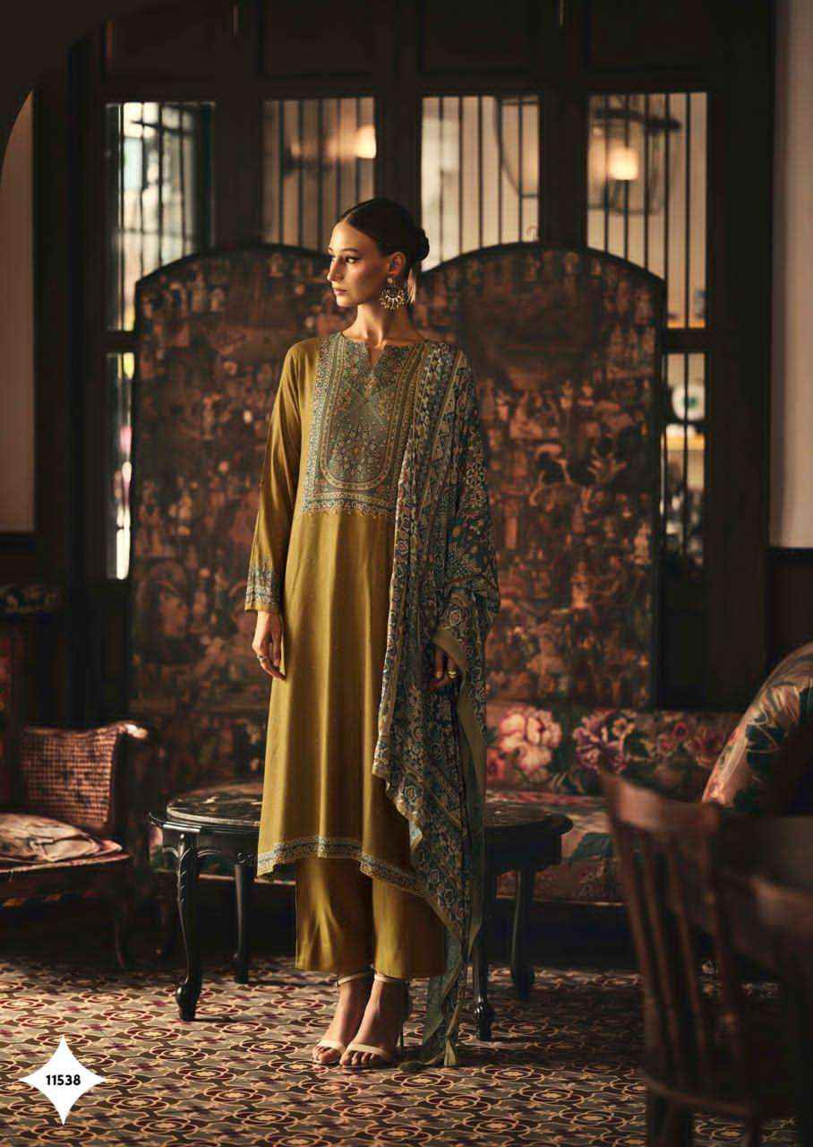 Sadhana Luna Winter Wear Collection Fancy Ladies Suit Wholesale Rate ( 6 Pcs Catalog )