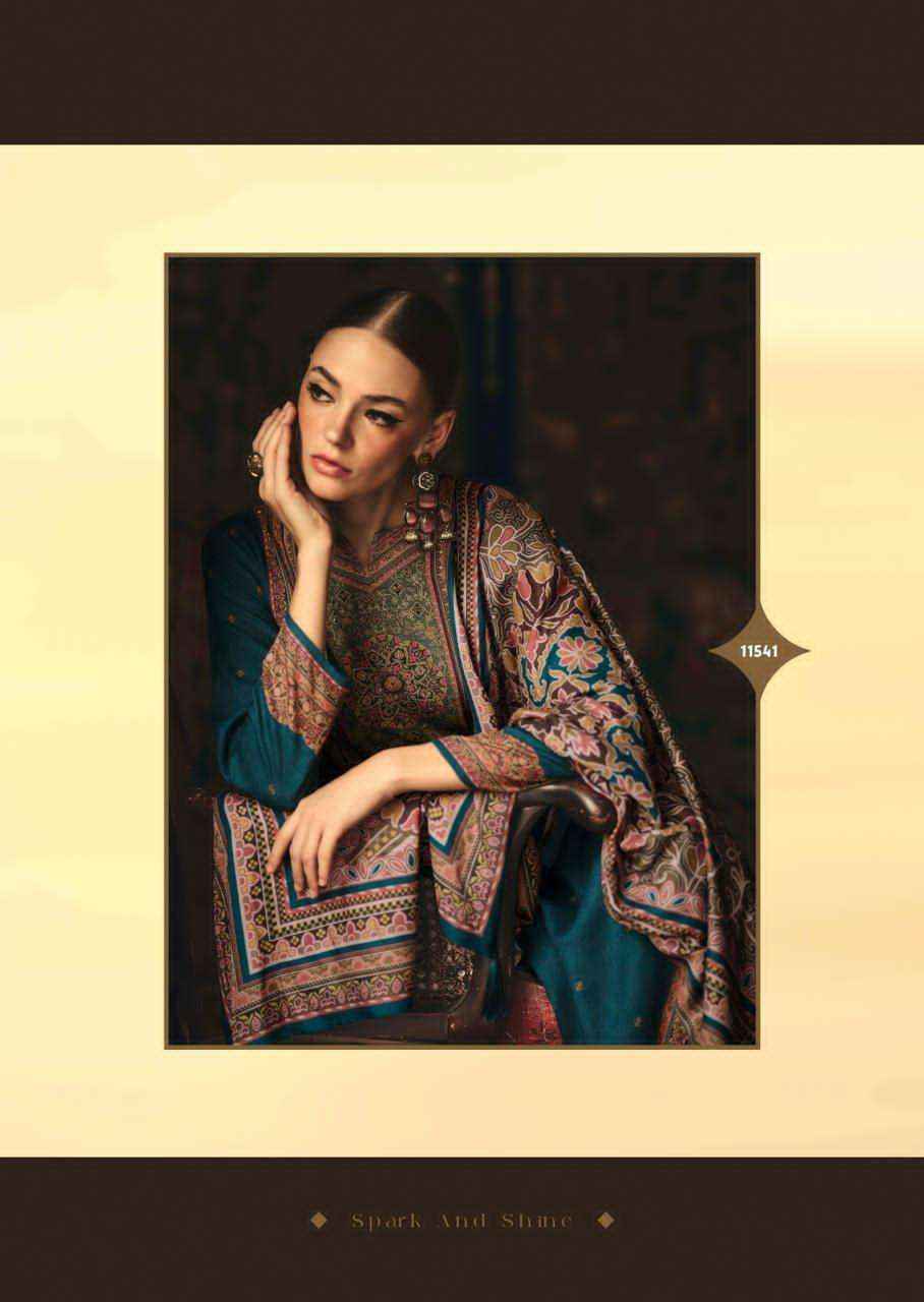 Sadhana Luna Winter Wear Collection Fancy Ladies Suit Wholesale Rate ( 6 Pcs Catalog )