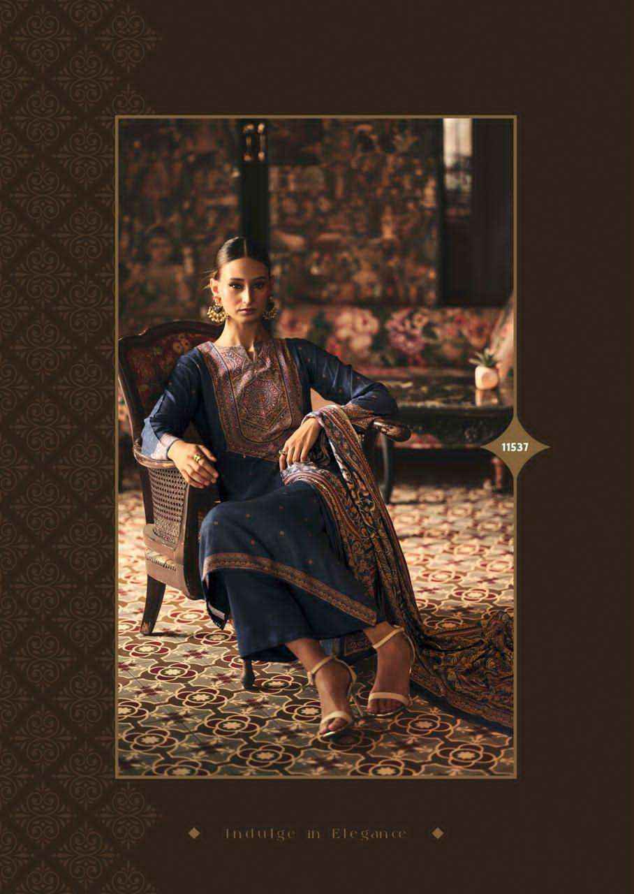 Sadhana Luna Winter Wear Collection Fancy Ladies Suit Wholesale Rate ( 6 Pcs Catalog )