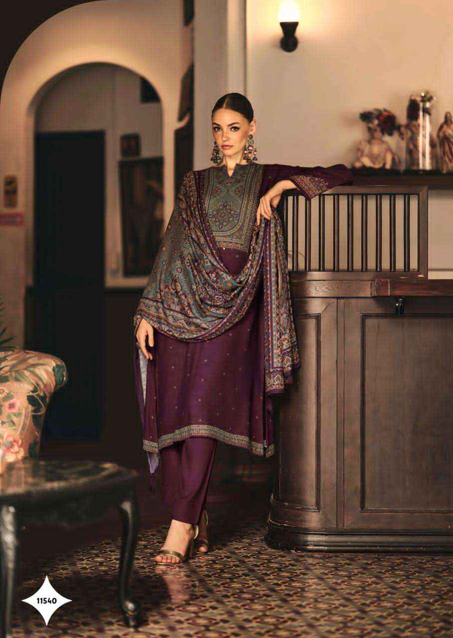 Sadhana Luna Winter Wear Collection Fancy Ladies Suit Wholesale Rate ( 6 Pcs Catalog )