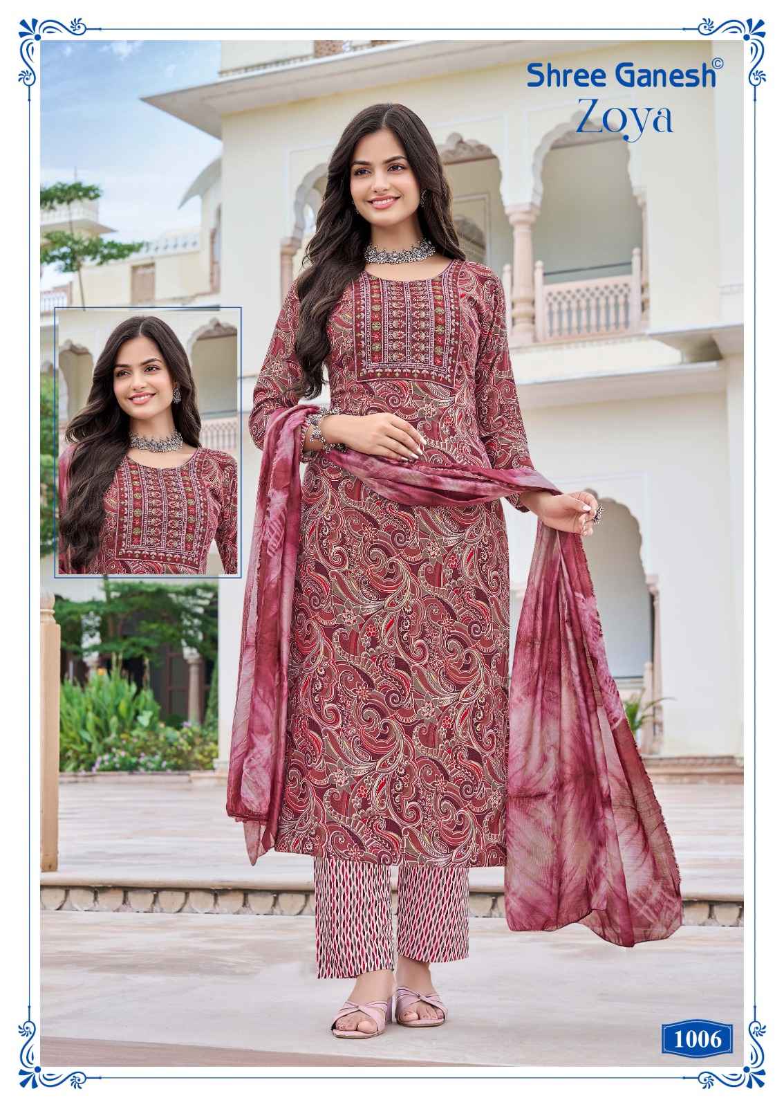 Shree Ganesh Zoya Vol 1 Rayon Readymade Suit Wholesale price ( 10 Pcs catalogue )