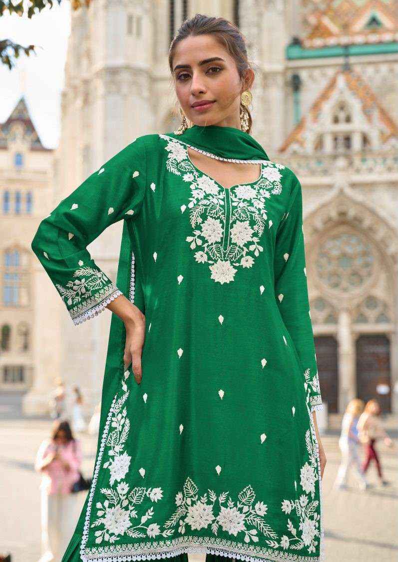 Vamika Anamika Vol 3 Latest Style Sharara Dress Wholesale Rate ( 5 Pcs Catalog )