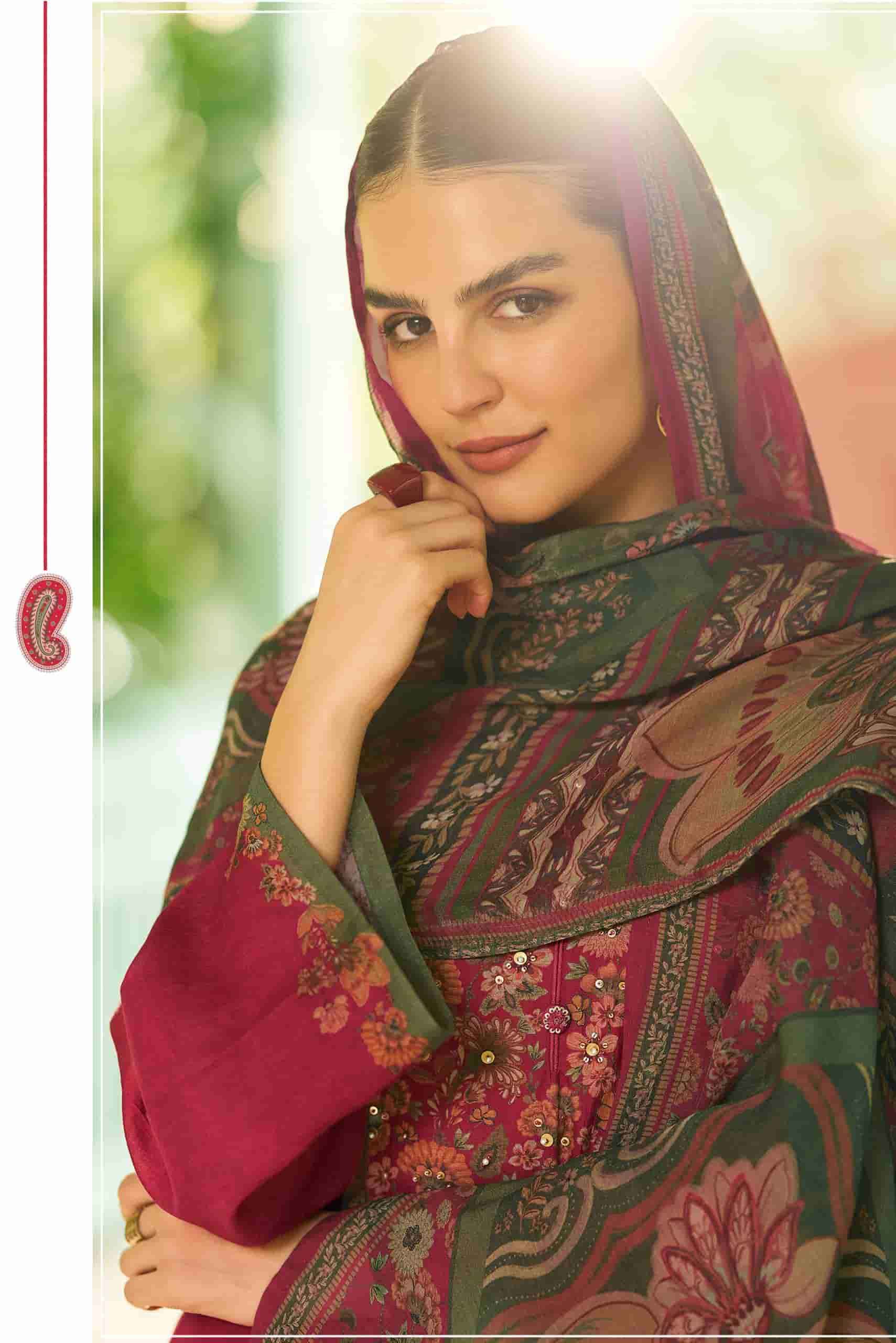 Varsha Bahaar Digital Printed Winter Wear Pashmina Salwar Kameez Wholesale Rate ( 4 Pcs Catalog )