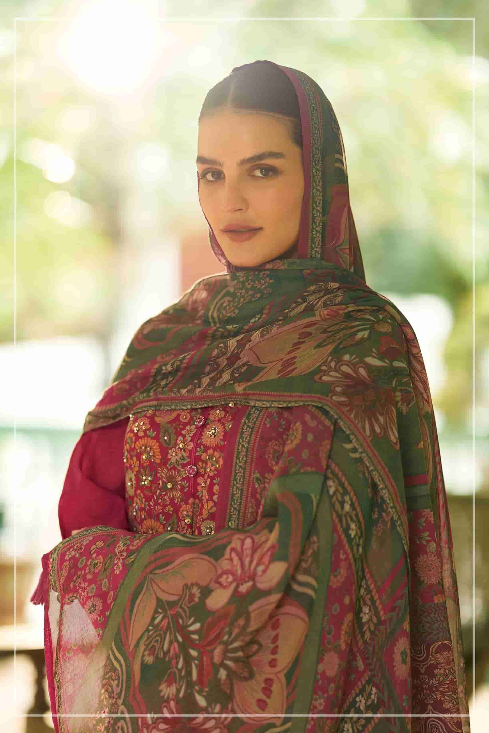 Varsha Bahaar Digital Printed Winter Wear Pashmina Salwar Kameez Wholesale Rate ( 4 Pcs Catalog )