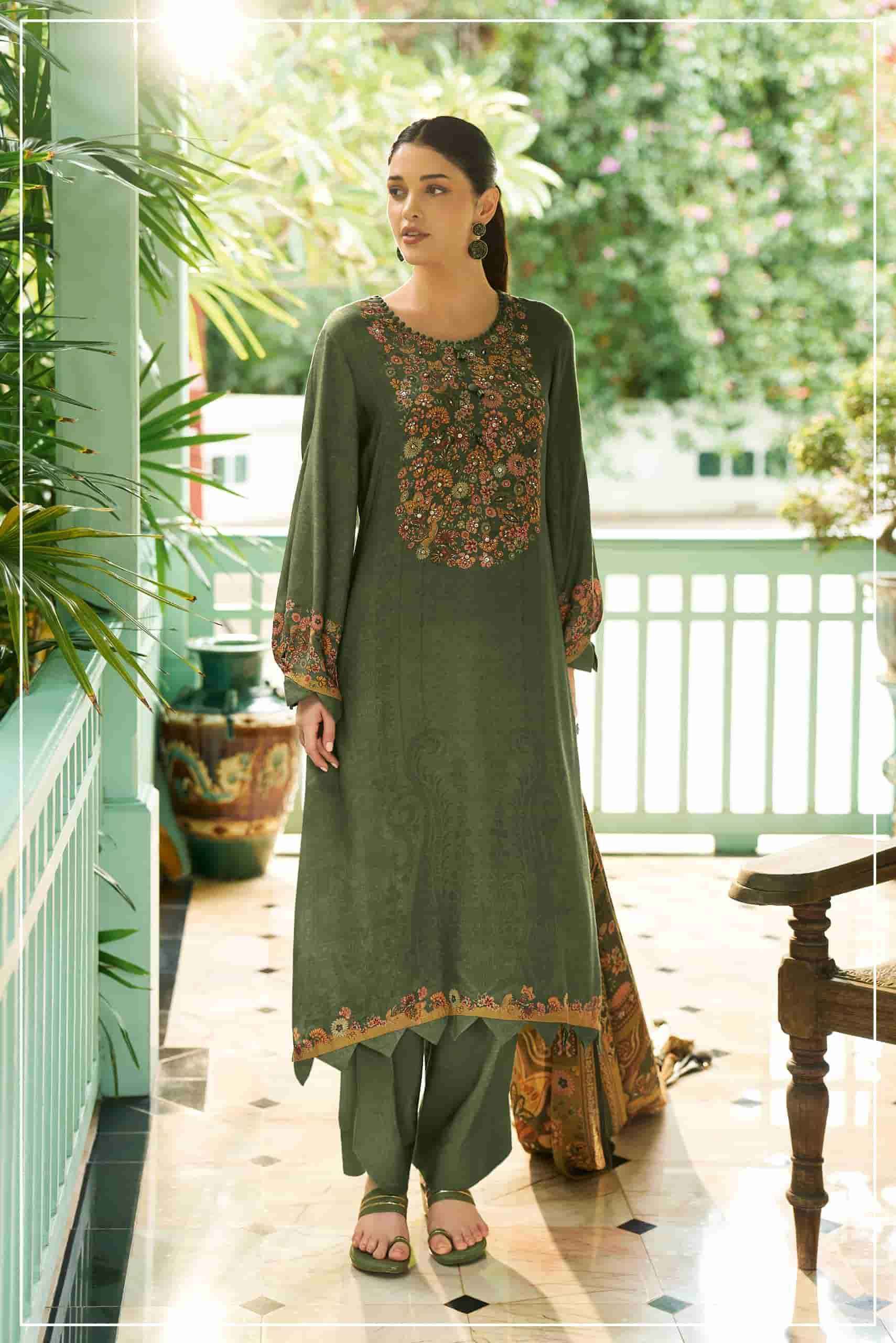 Varsha Bahaar Digital Printed Winter Wear Pashmina Salwar Kameez Wholesale Rate ( 4 Pcs Catalog )