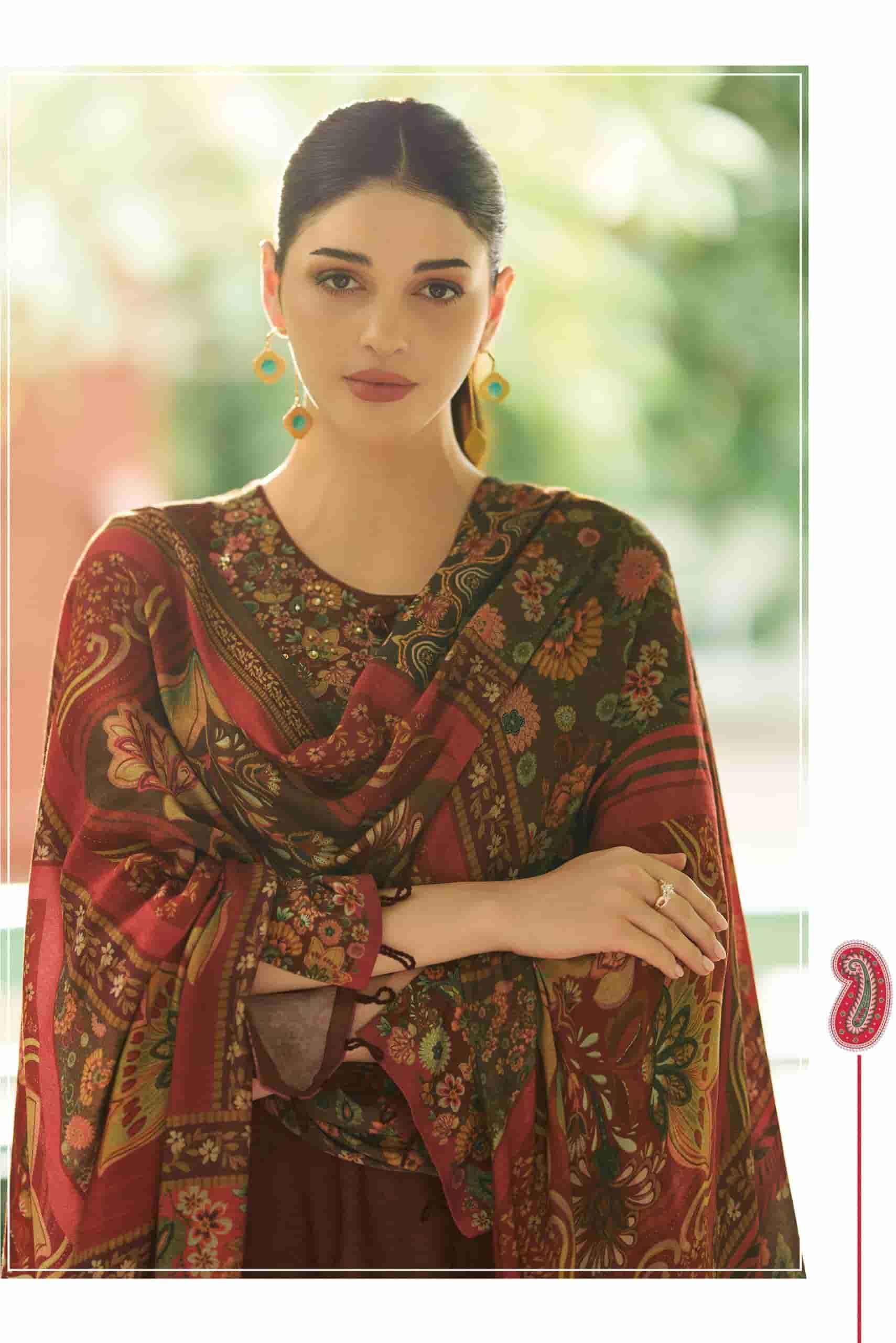 Varsha Bahaar Digital Printed Winter Wear Pashmina Salwar Kameez Wholesale Rate ( 4 Pcs Catalog )