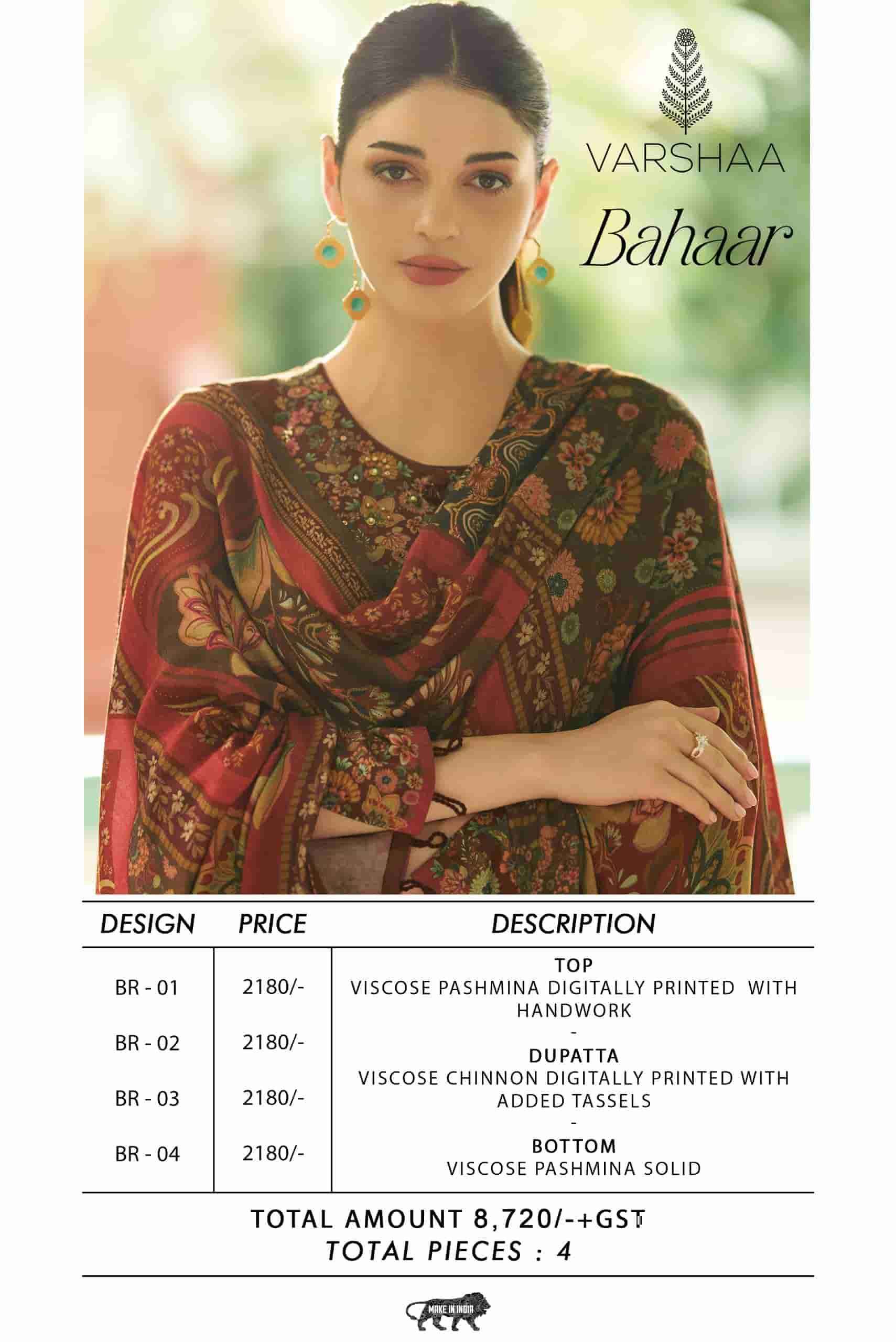 Varsha Bahaar Digital Printed Winter Wear Pashmina Salwar Kameez Wholesale Rate ( 4 Pcs Catalog )
