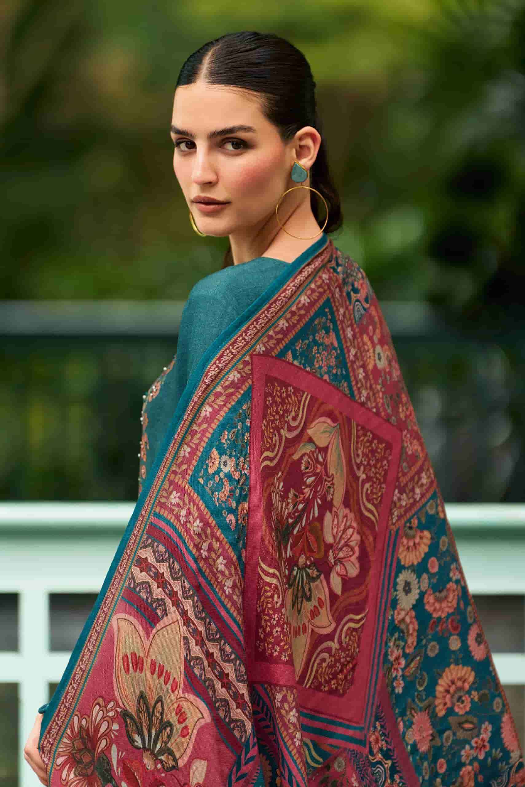 Varsha Bahaar Digital Printed Winter Wear Pashmina Salwar Kameez Wholesale Rate ( 4 Pcs Catalog )