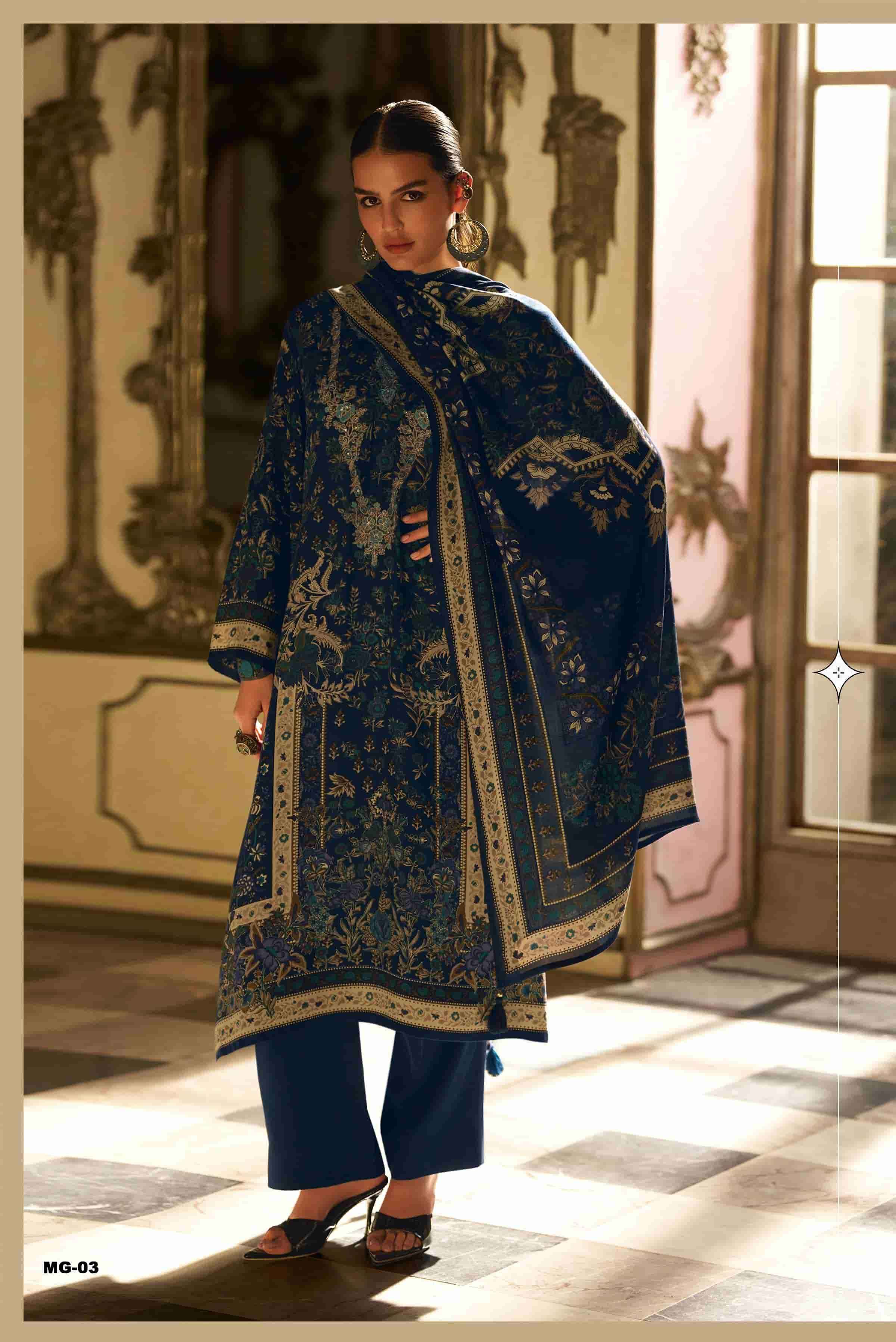 Varsha Magnolia Winter Collection Viscose Pashmina Ladies Collection Wholesale Rate ( 4 Pcs Catalog )