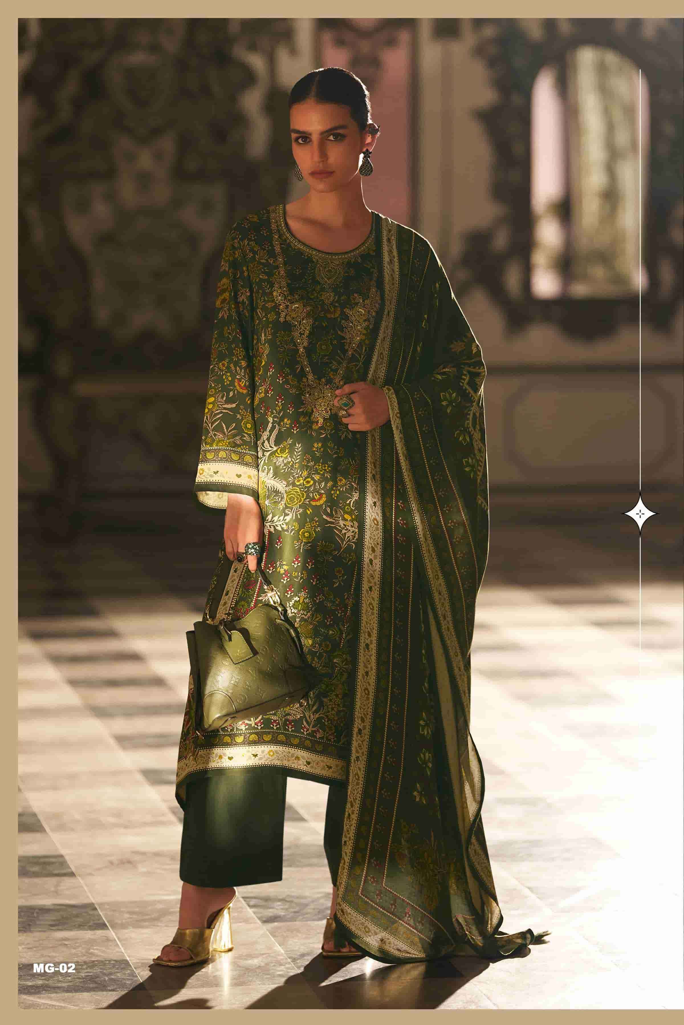 Varsha Magnolia Winter Collection Viscose Pashmina Ladies Collection Wholesale Rate ( 4 Pcs Catalog )