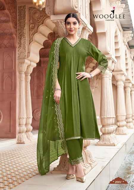 Wooglee Mirza Viscose Weaving Kurti Combo Set Wholesale Rate ( 4 Pcs Catalog )