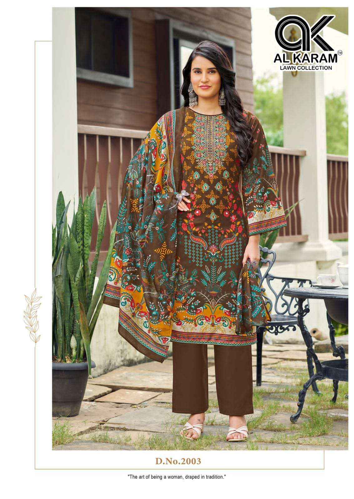 Al Karam Areeba Vol 2 Designer Printed Rayon Cotton Suit Collection ( 6 Pcs Catalog )