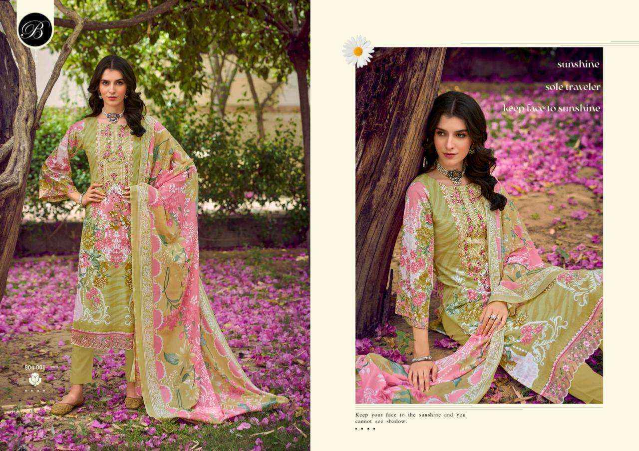 Belliza Designer Yasmin Vol-3 Cotton Dress Material Wholesale Price ( 8 pcs Cataloge )