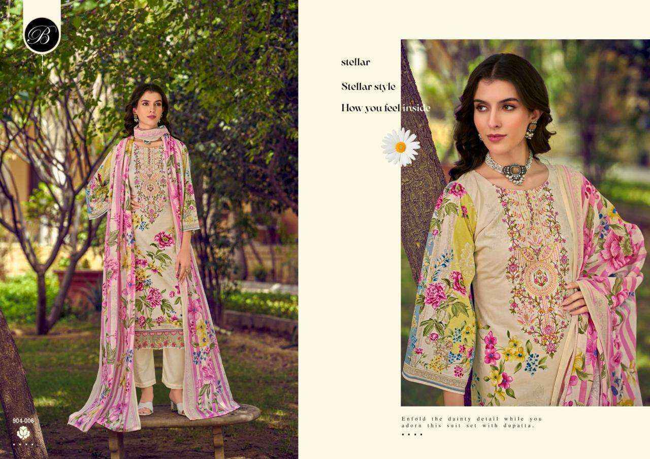 Belliza Designer Yasmin Vol-3 Cotton Dress Material Wholesale Price ( 8 pcs Cataloge )