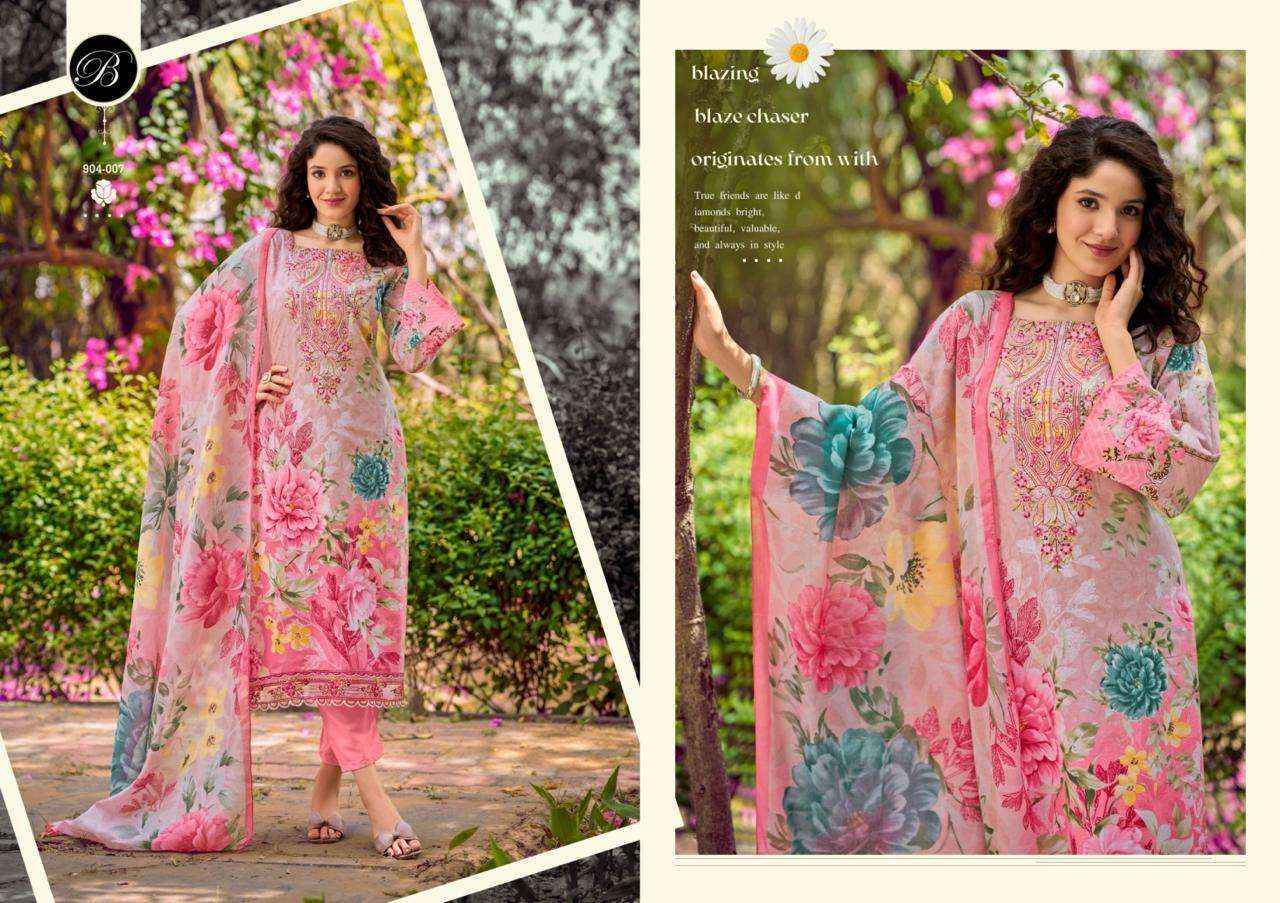 Belliza Designer Yasmin Vol-3 Cotton Dress Material Wholesale Price ( 8 pcs Cataloge )