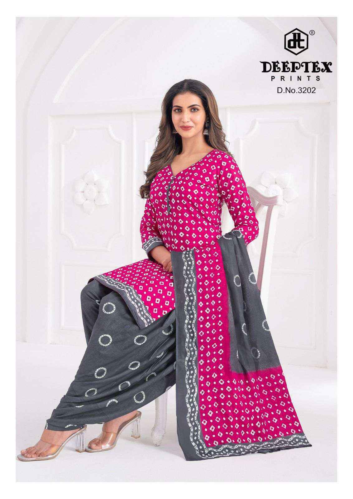 Deeptex Prints Batik Plus Vol 32 Cotton Dress Material Wholesale Price ( 10 pcs Catalogue )