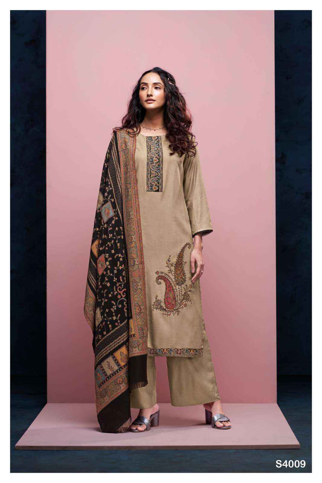 Ganga Fashion Danitza 4009 Winter Collection Ladies Suit New Collection