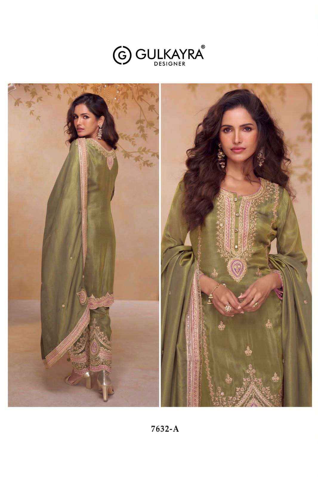 Gulkayra Nirali 7632 Colors Readymade Designer Suit Latest Catalog Wholesale