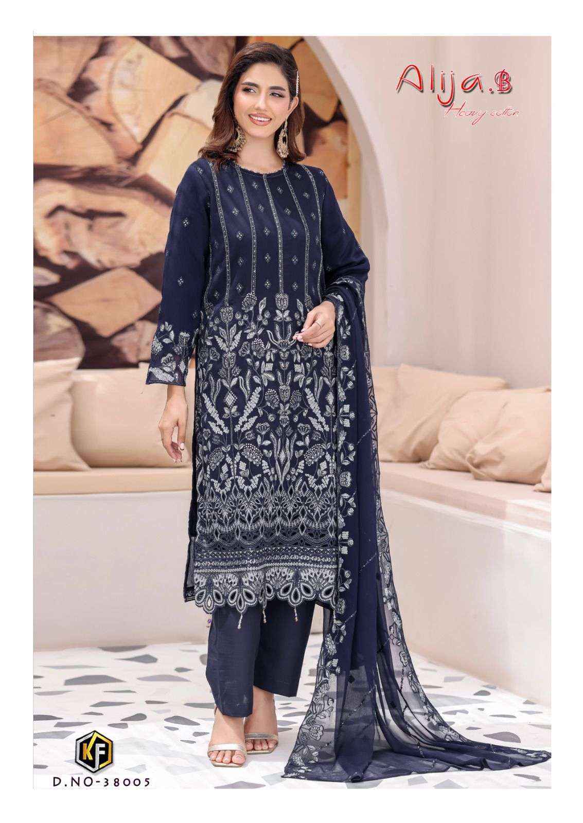 Keval Fab Alija B Vol 38 Cotton Dress Material - Surat Textile Market ( 6 pcs Catalogue )