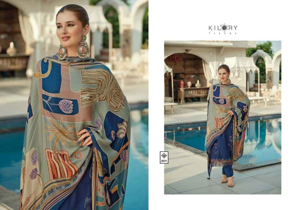 Kilory Dahleez Viscose Pashmina Salwar Kameez Wholesale Price ( 6 Pcs Catalogue )