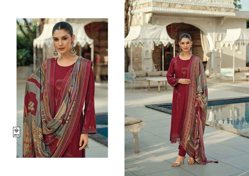 Kilory Dahleez Viscose Pashmina Salwar Kameez Wholesale Price ( 6 Pcs Catalogue )