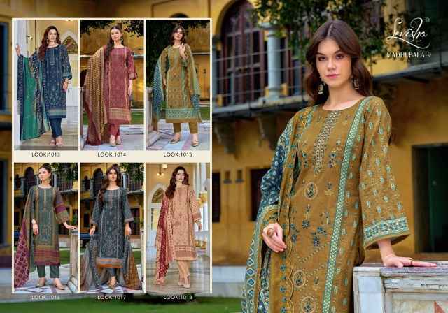 Levisha Madhubala Vol 9 Lawn Cotton Salwar Kameez Wholesale Rate ( 6 Pcs Catalog )