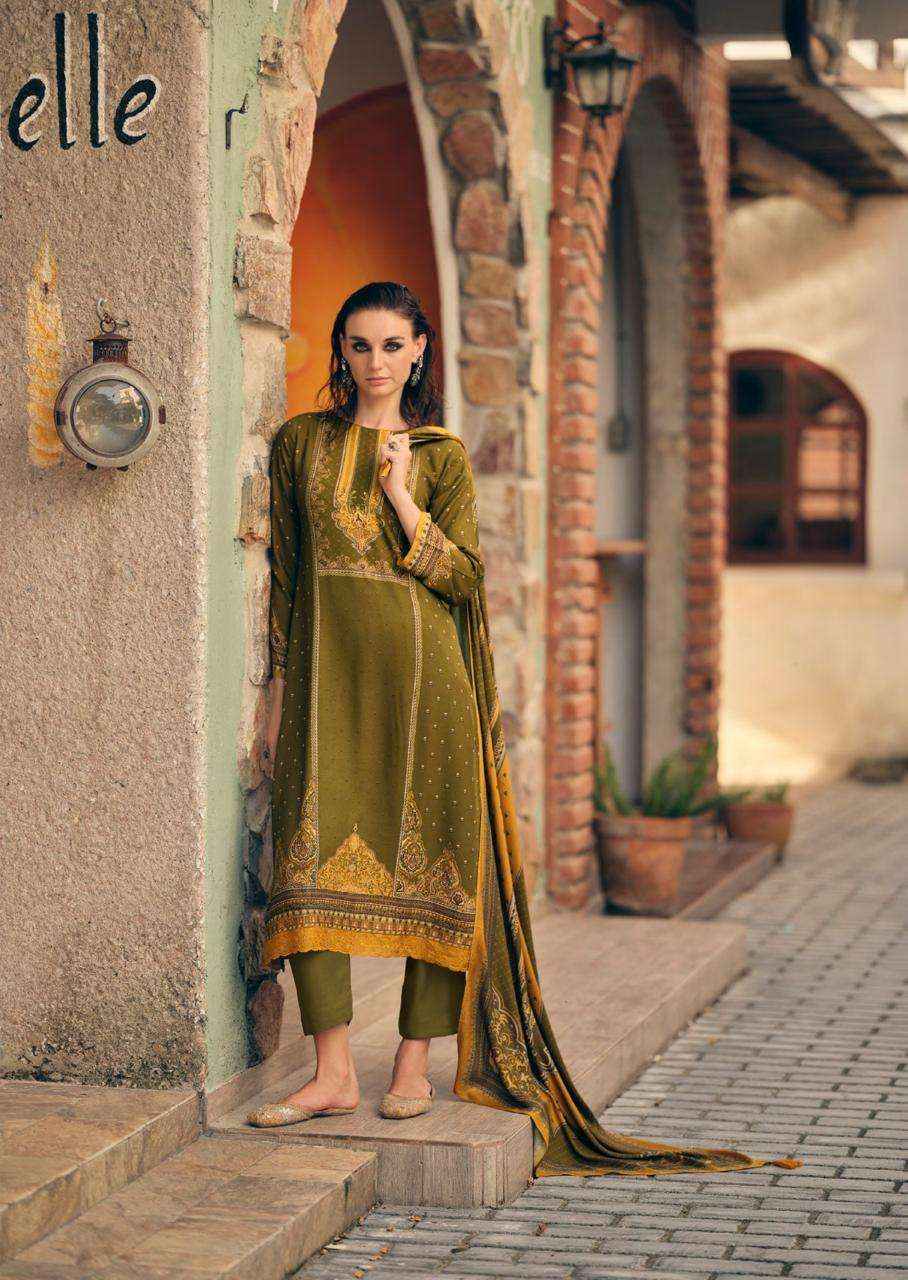 PRM Trendz Beetle Pashmina Salwar Kameez Wholesale Rate ( 6 Pcs Catalog )
