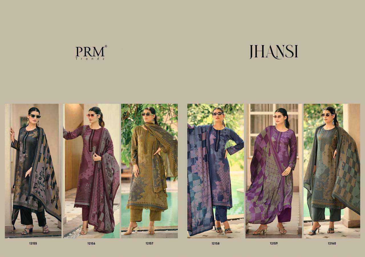 PRM Trendz Jhansi Pashmina Salwar Kameez Wholesale Rate ( 6 Pcs Catalog )