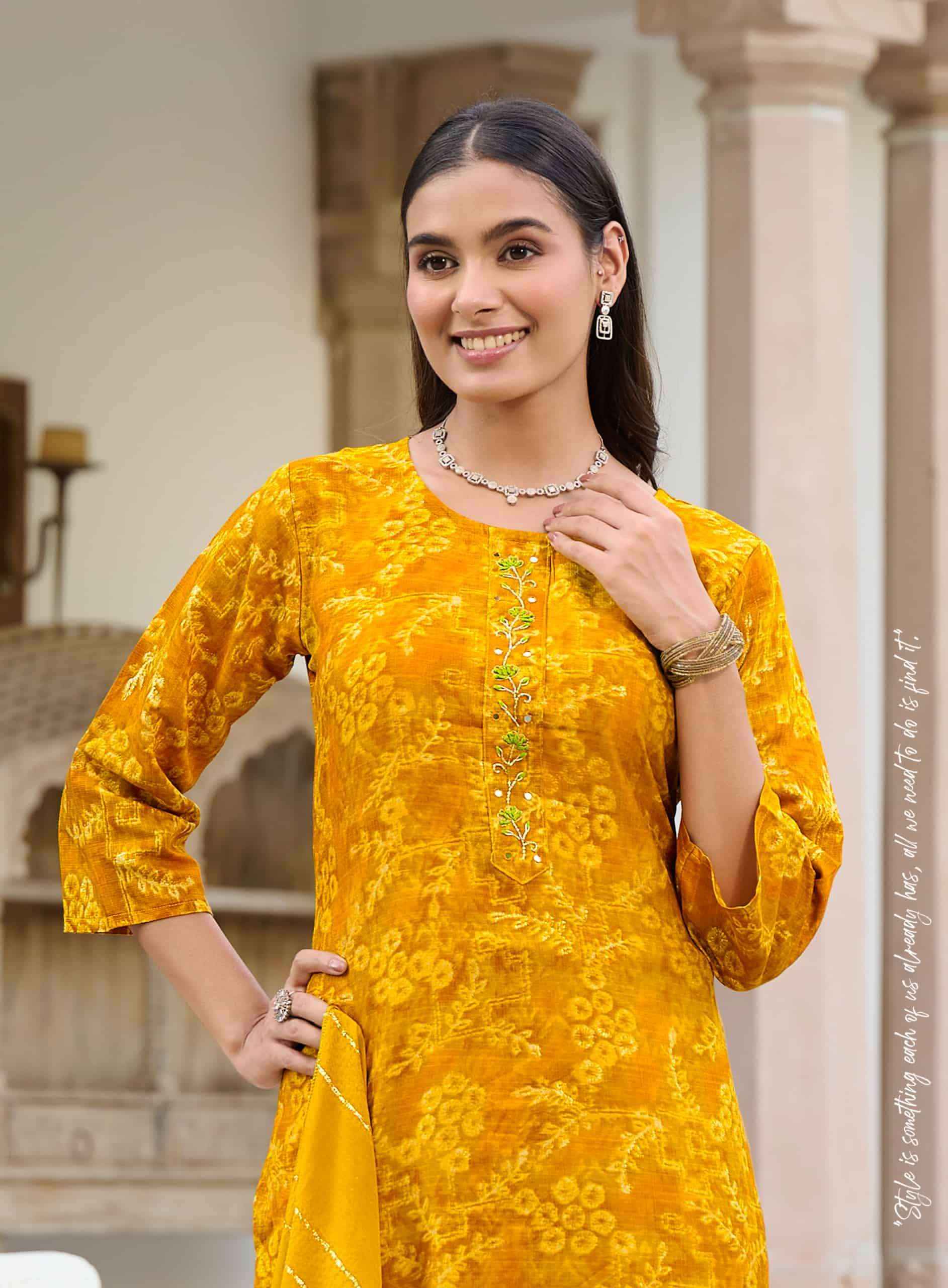 Radhika Lifestyle Alexa Vol 6 Fancy Kurti Bottom Dupatta Set Wholesale Price ( 6 Pcs Catalog )