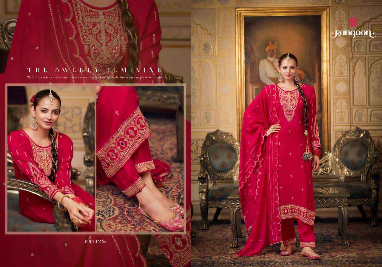 Rangoon Chandani Exclusive Readymade 3 Piece Suit Collection Wholesale Rate ( 4 Pcs Catalog )