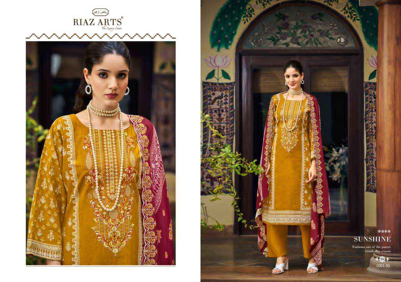 Riaz Arts Bin Saeed Vol 11 Exclusive Cotton Salwar Kameez Wholesale Rate ( 6 Pcs Catalog )