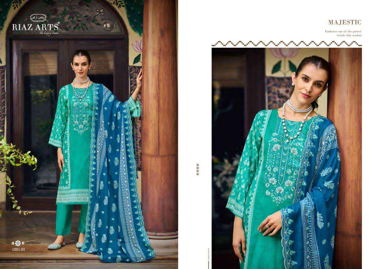 Riaz Arts Bin Saeed Vol 11 Exclusive Cotton Salwar Kameez Wholesale Rate ( 6 Pcs Catalog )
