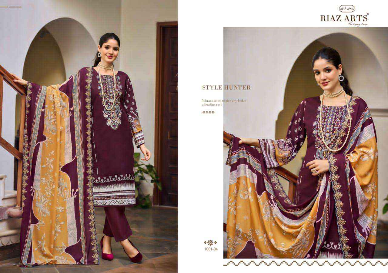 Riaz Arts Bin Saeed Vol 11 Exclusive Cotton Salwar Kameez Wholesale Rate ( 6 Pcs Catalog )